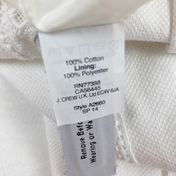 J Crew striped lace pleated skater skirt - Picture 8 of 9